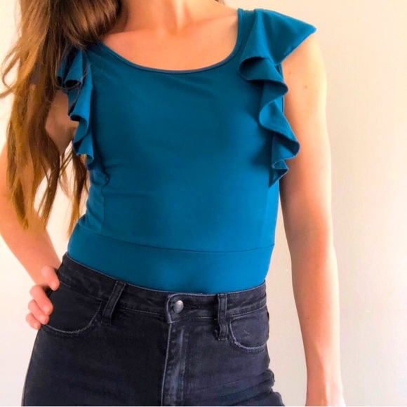 💐New Ruffle Body Suit - Picture 1 of 9